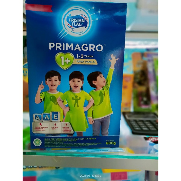 Frisian flag Primagro 1+ / 3+ VANILLA 750gr susu bendera 123
