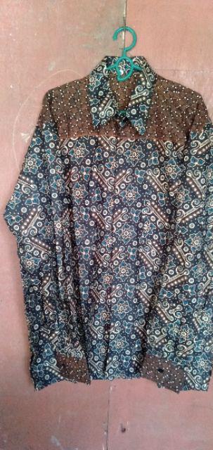 Maura Couple - Sania Ruffle Batik Couple Ori Ndoro Jowi Garansi Termurah Shopee - Kebaya Modern 2564