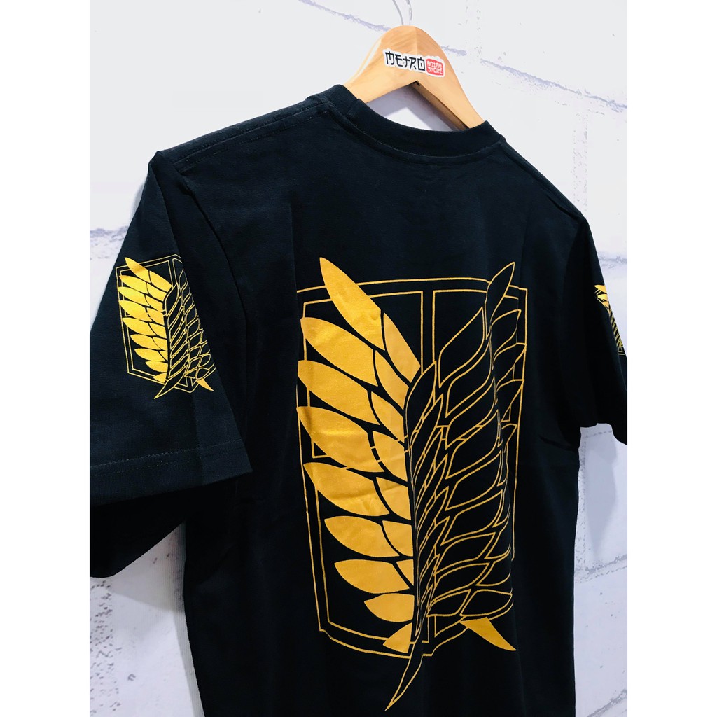 Kaos distro Anime Shingeki no Kyoujin SNK Gold T-shirt Attack on Titan