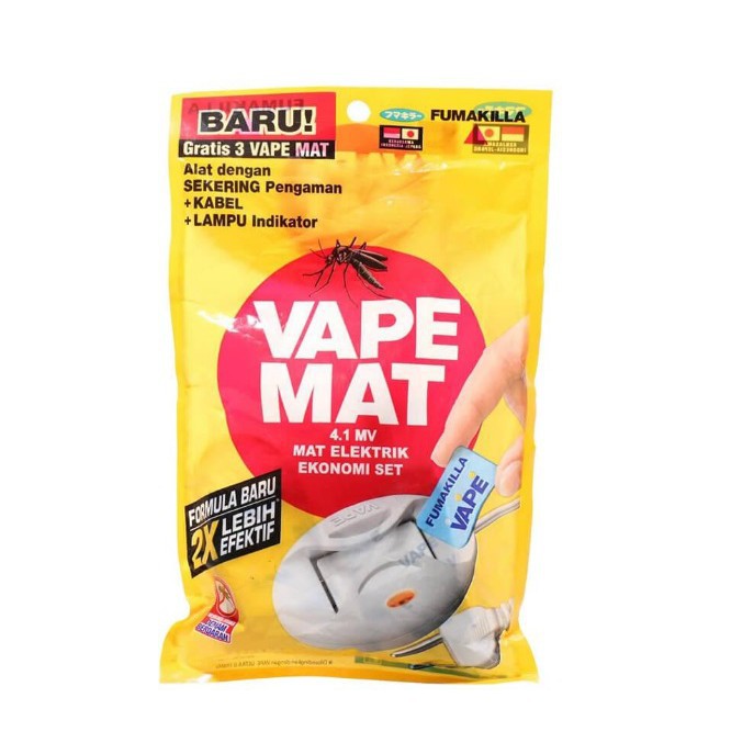 Vape Anti Nyamuk Mat | Fumakilla Vape Anti Nyamuk Elektrik Set
