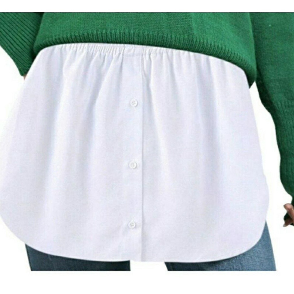 Adjustable Fake Layering bottom skirt plz