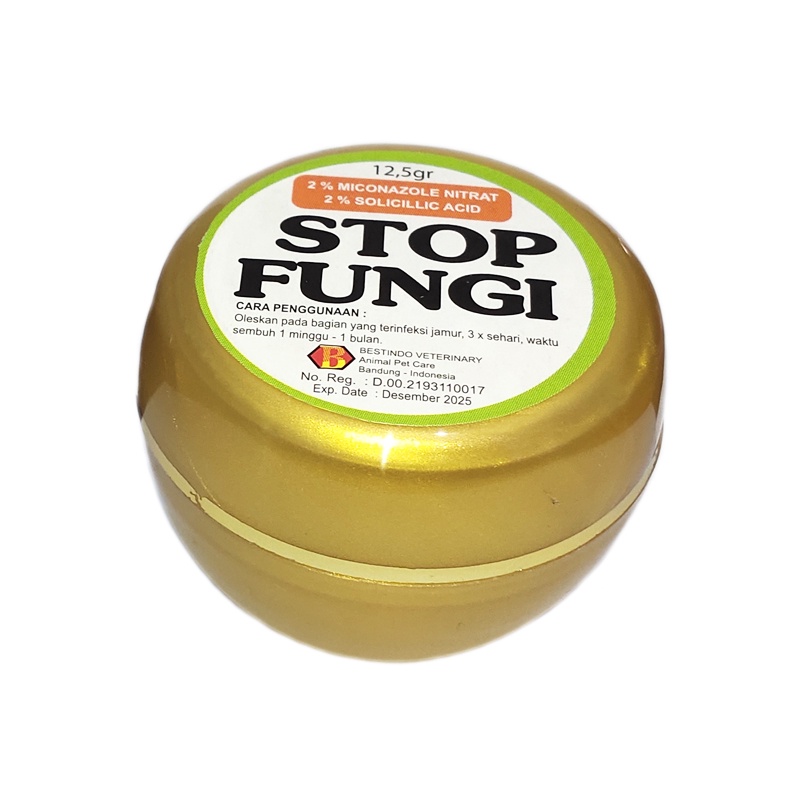 STOP FUNGI  OBAT SALEP OLES ANTI JAMUR KUCING SCABIES KORENG LUKA GATAL AMPUH