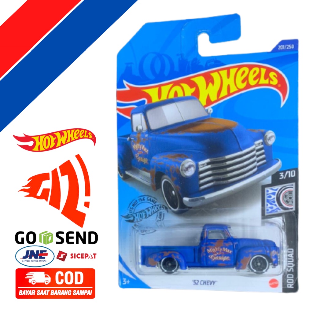 HOT WHEELS 52 CHEVY BIRU