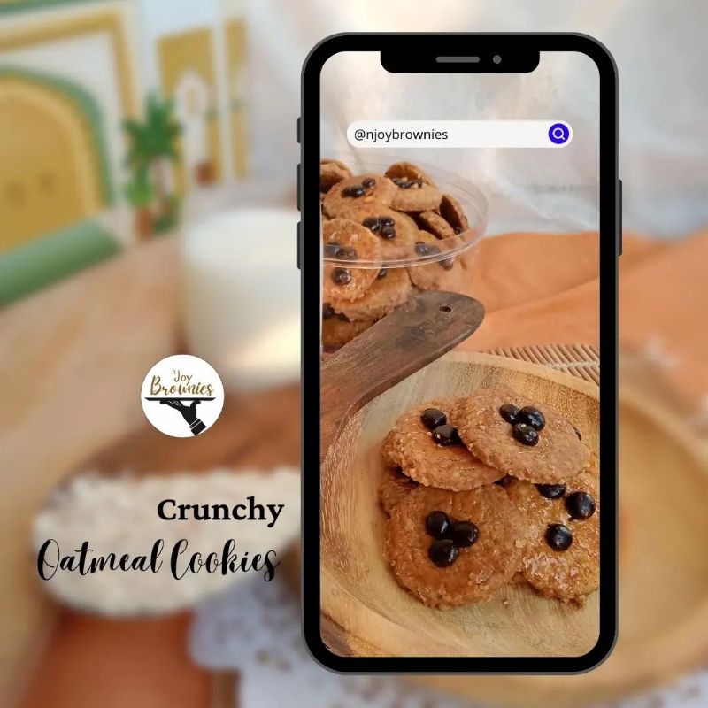 

Crunchy Oatmeal Cookies/Oatmeal Cookies/kukis lebaran/kue kering/kue kering lebaran