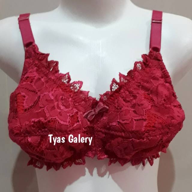 Bra brukat Halus Cantik Tanpa Kawat dan Busa