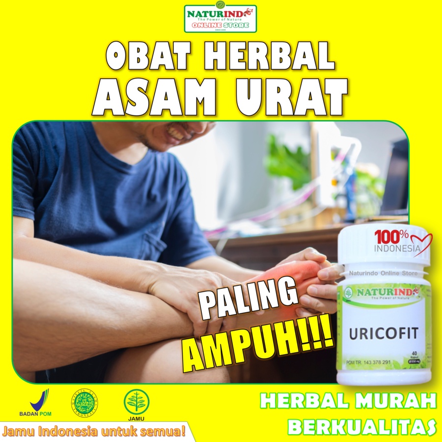 Jual Obat Asam Urat Penurun Zat Purin Ampuh Special Herbal Uricofit