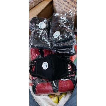 masker 2 lapis bahan katun bagus