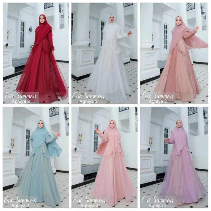 Agniya Set Syari ori by Eric Summer