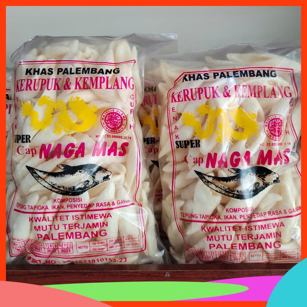 

KERUPUK KEMPLANG BUNCIS 250 GRAM NAGA MAS KHAS PALEMBANG