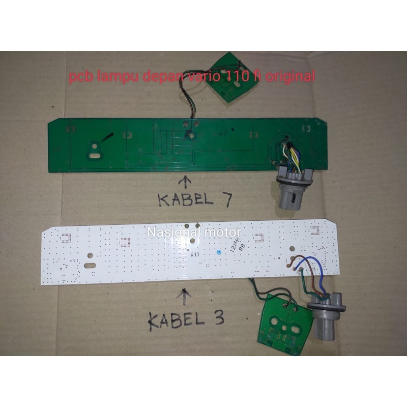 pcb lampu led depan vario 110 fi original ahm honda