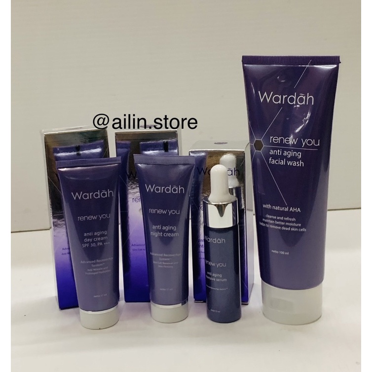 Wardah Paket Renew You/Wardah Paket Anti Aging/Paket Wardah Renew You