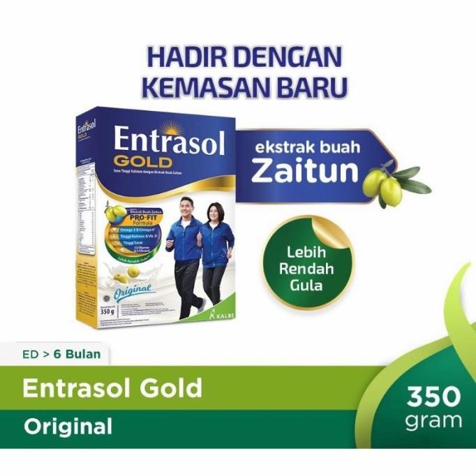 

susu bubuk ENTRASOL gold original plain 350g
