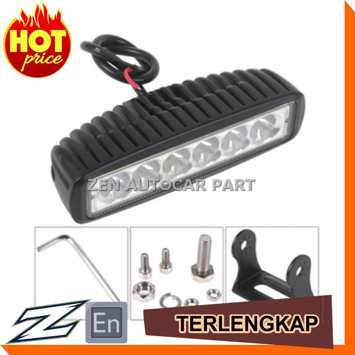 LAMPU TEMBAK LED CREE LAMPU TEMBAK SOROT KABUT 6 MATA
