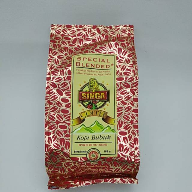 

Kopi Singa Special Blended 180gr barcode 8992904170038