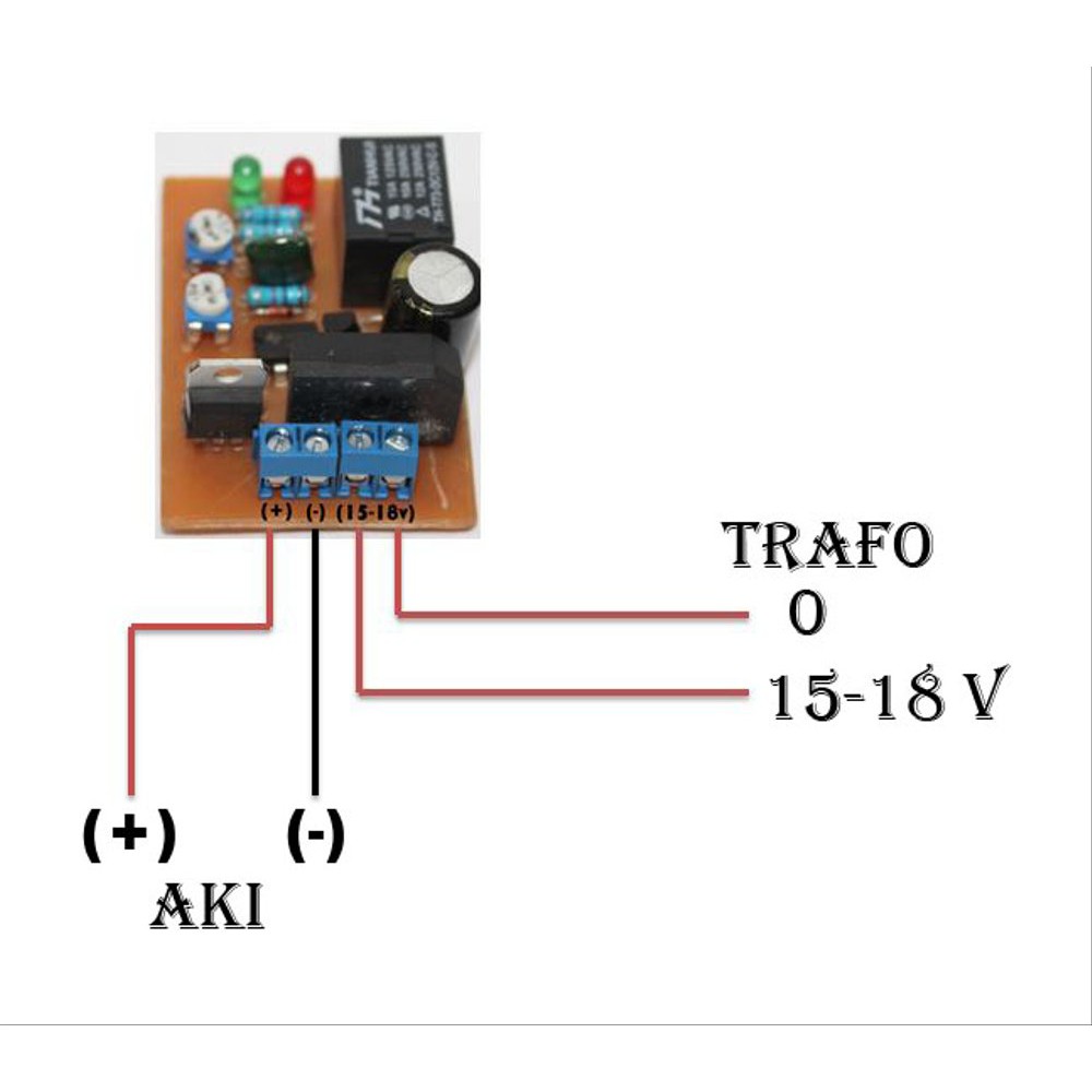 modul charger aki otomatis  lop3143