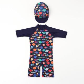 Set 2Pcs Baju Renang Anak Laki laki Perempuan Motif Set 2Pcs Baju Renang Anak Laki laki Perempuan Motif