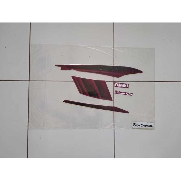 Striping Stiker Lis Yamaha Soul GT 2012 2013 Ungu