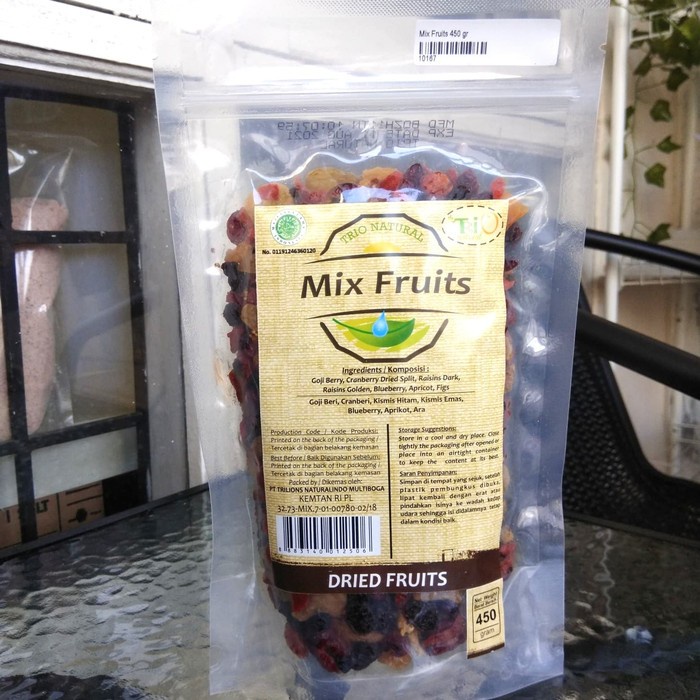 

Buah Kering - Shangrila Trio Natural Mix Dried Fruit / Buah Kering 450Gr