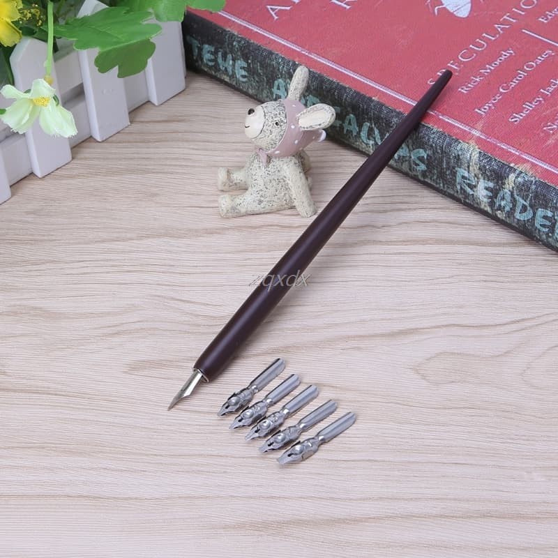 English Calligraphy Dip Pen (5nib)