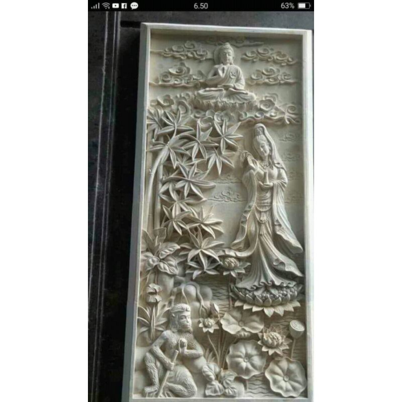 relief batu putih batu alam hiasan dinding batu alam ukiran ornamen