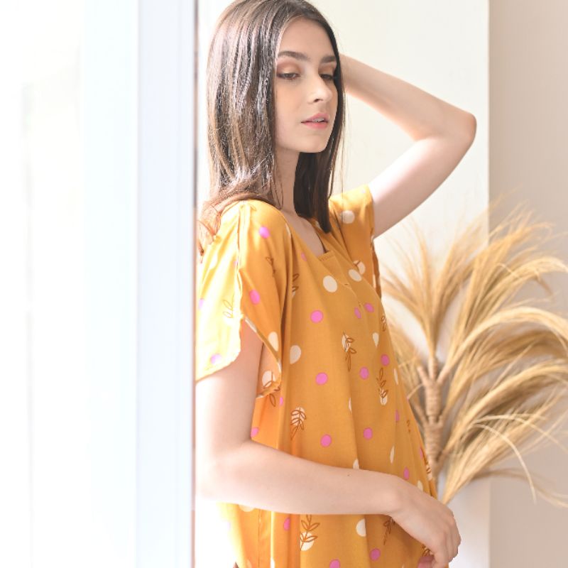 Daster Rayon HABEL NON BUSUI Panjang Semata Kaki-Habel 31