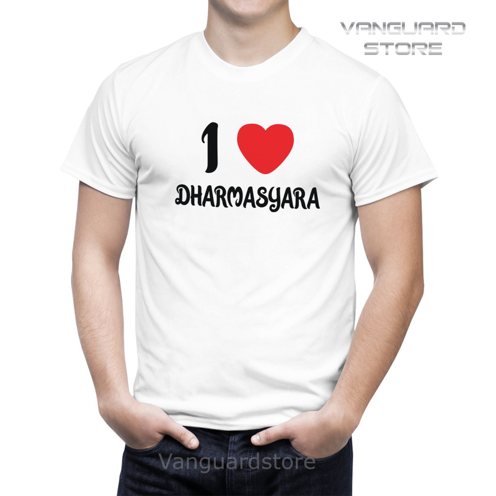 KAOS I LOVE DHARMASYARA COMBED 20S COWOK WANITA PRIA COWO UKURAN BAYI - DEWASA JUMBO BIG SIZE 0 - 4XL