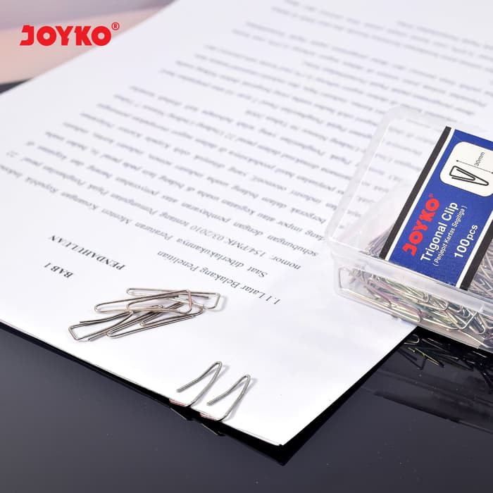 Paper Clip / Trigonal Clip / Penjepit Kertas Joyko No. 1P