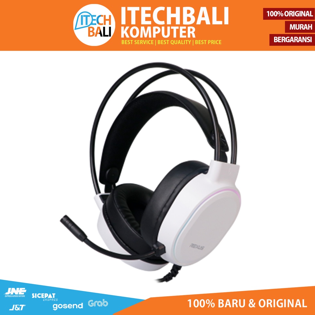 Headset Rexus HX9 Thundervox RGB Gaming Headset -White | ITECHBALI