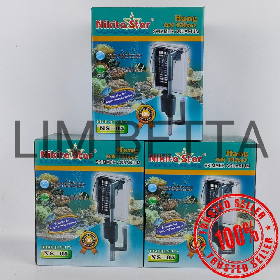 (HF-05) HANG ON FILTER NIKITA STAR HF-05 / FILTER GANTUNG + SKIMMER