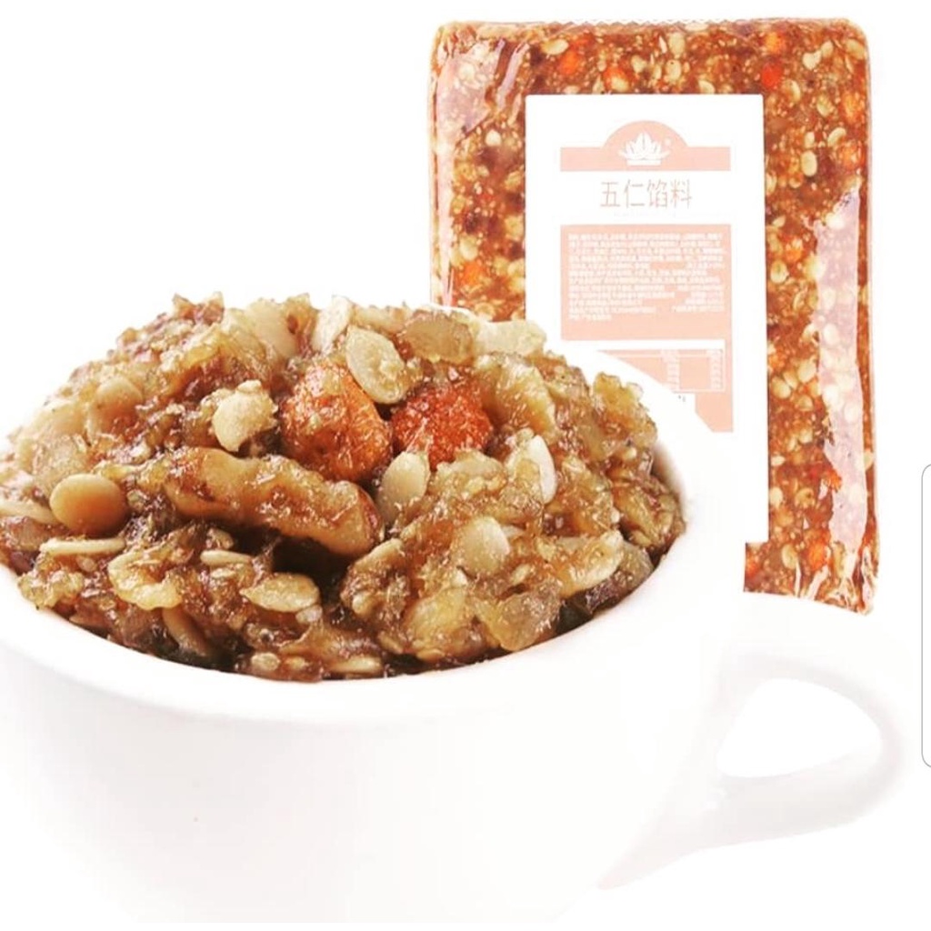 Isian Mooncake Kue Bulan Filling Five Nuts Gojin Mixed Nuts 250gr