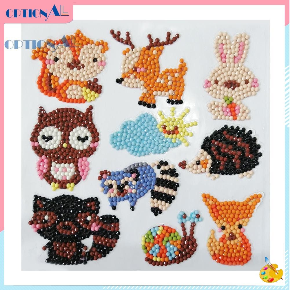 Diy Lukisan Diamond Dengan Gambar  Kartun Binatang  Untuk 