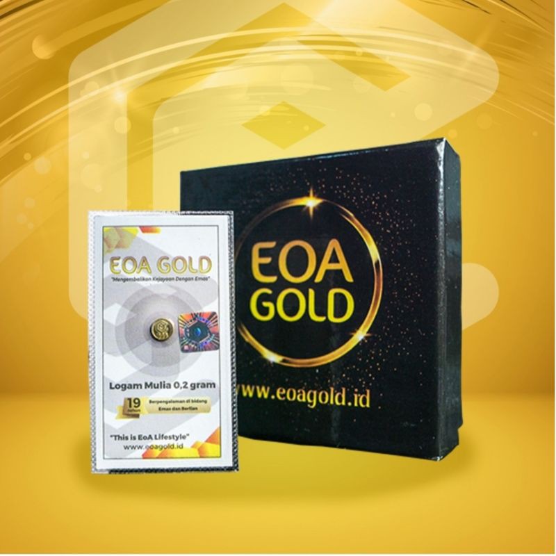 EOA GOLD 0,1 gr / LOGAM MULIA 0,1 GR / EMAS 0,1 gr