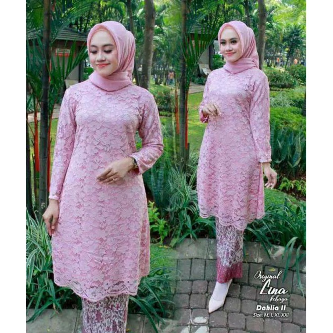 SET KEBAYA MODERN KEBAYA TUNIK BRUKAT  KEBAYA BRUKAT MODERN  KEBAYA PESTA