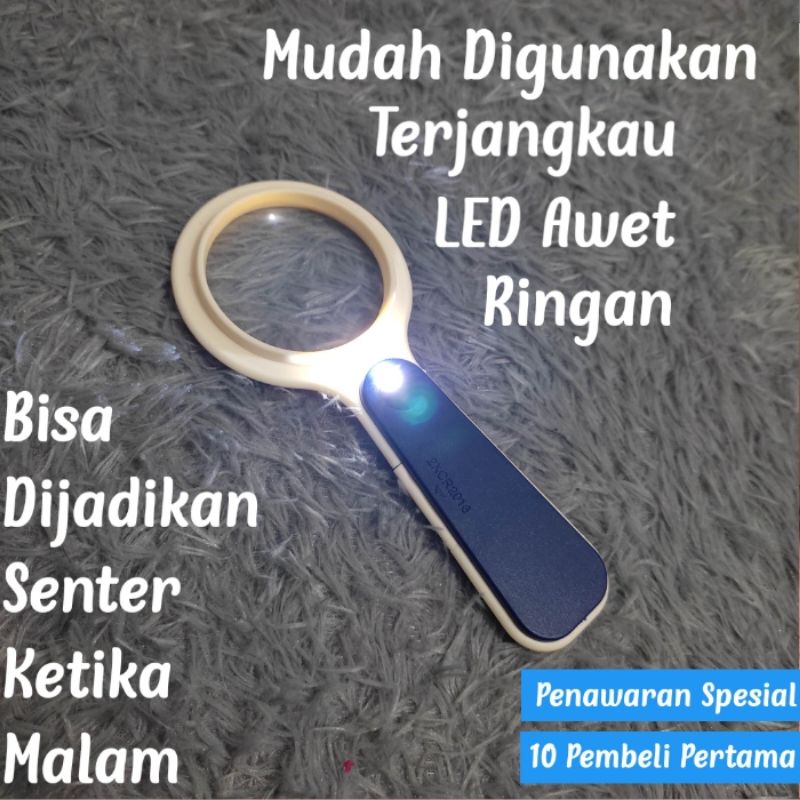 Kaca Pembesar Elektonik Service HP TV Jam Dengan Lampu Led - Kaca Pembesar Lup Lampu LED Servis HP E