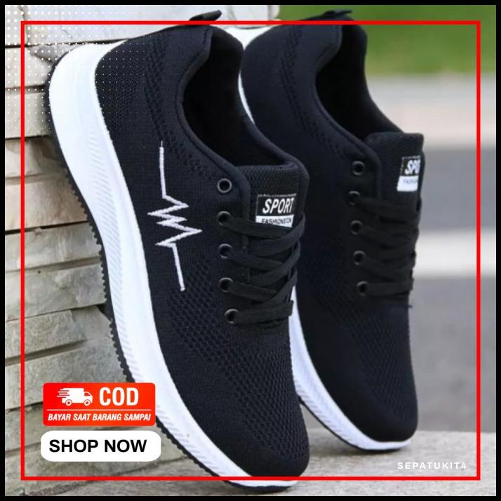 Sepatu Senakers Sport Pria Wanita Casual Petir Keren Murah Terbaru