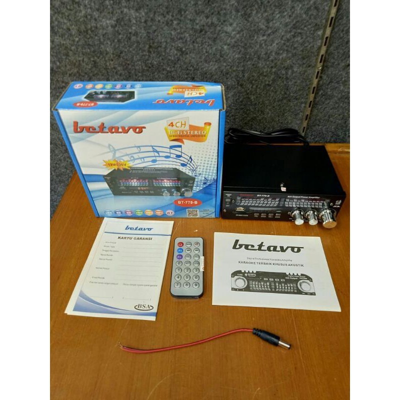 AMPLIFIER MINI BLUETOOTH AMPLIFIER MOBIL BETAVO BT-779-B BT 779 B