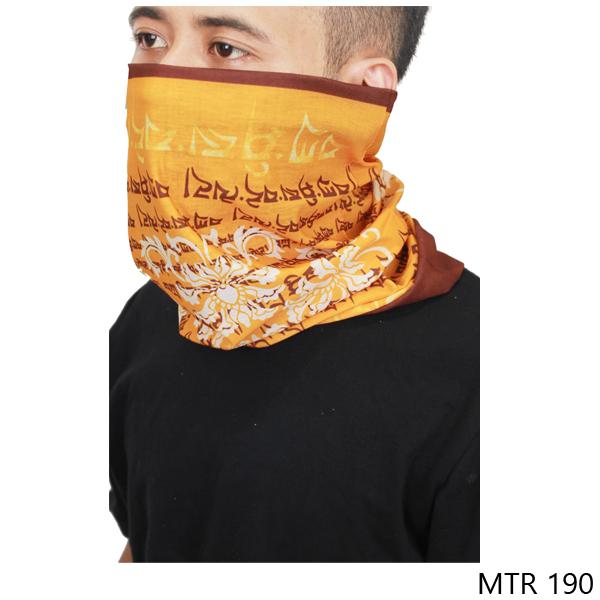 Masker Serbaguna Polyester Microfibre Coklat - MTR 190