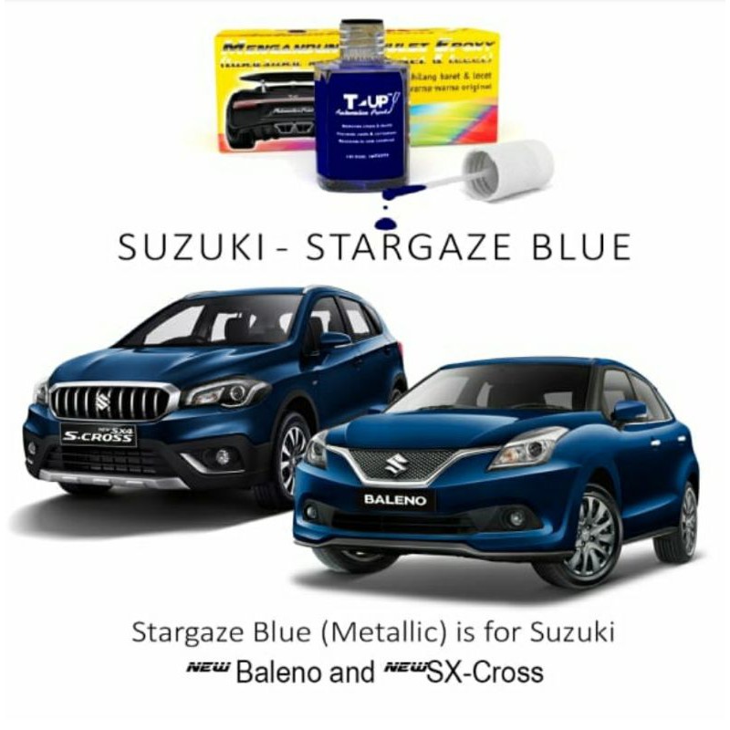 T-UP CAT OLES SUZUKI STARGAZE BLUE CONTOH CAT STARGAZE BLUE SUZUKI BALENO SAMPLE CAT SUZUKI BIRU