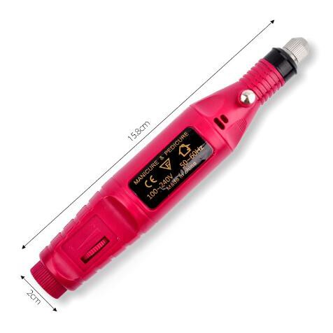 New Bor Gerinda Ukir Electric Nail Drill Grinding Manicure Machine Mesin Kikir Amplas Kuku Listrik Nail Art Pen Set Bor Mini Gerinda Listrik Mini