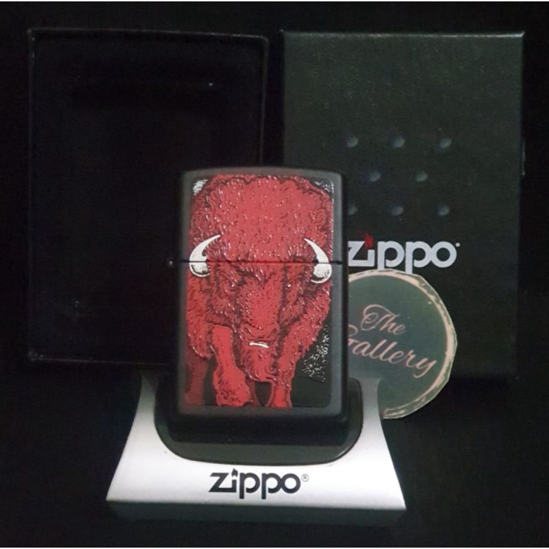 ⭐⭐⭐⭐⭐ ORIGINAL ZIPPO BARRETT SMYTHE RED BUFFALO TAHUN 2006
