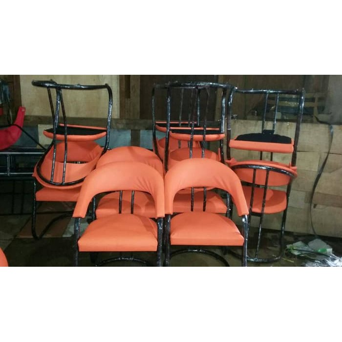 Grosir kursi kantor Salon komputer Warnet Custome Gaming orange