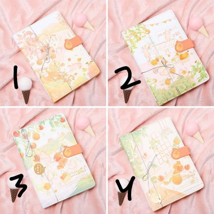 

BUKU TULIS / NOTEBOOK / PLANNER MOTIF CHUBBY ORANGE CAT | SOFT COVER