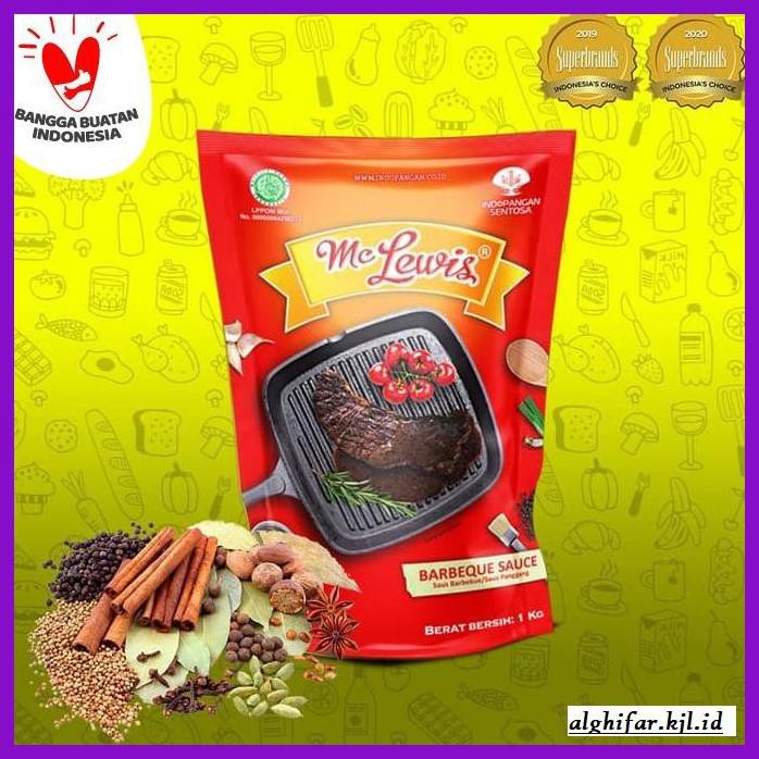 

gnidderdsaus- mc lewis barbeque sauce - 1kg -asliiiiii.