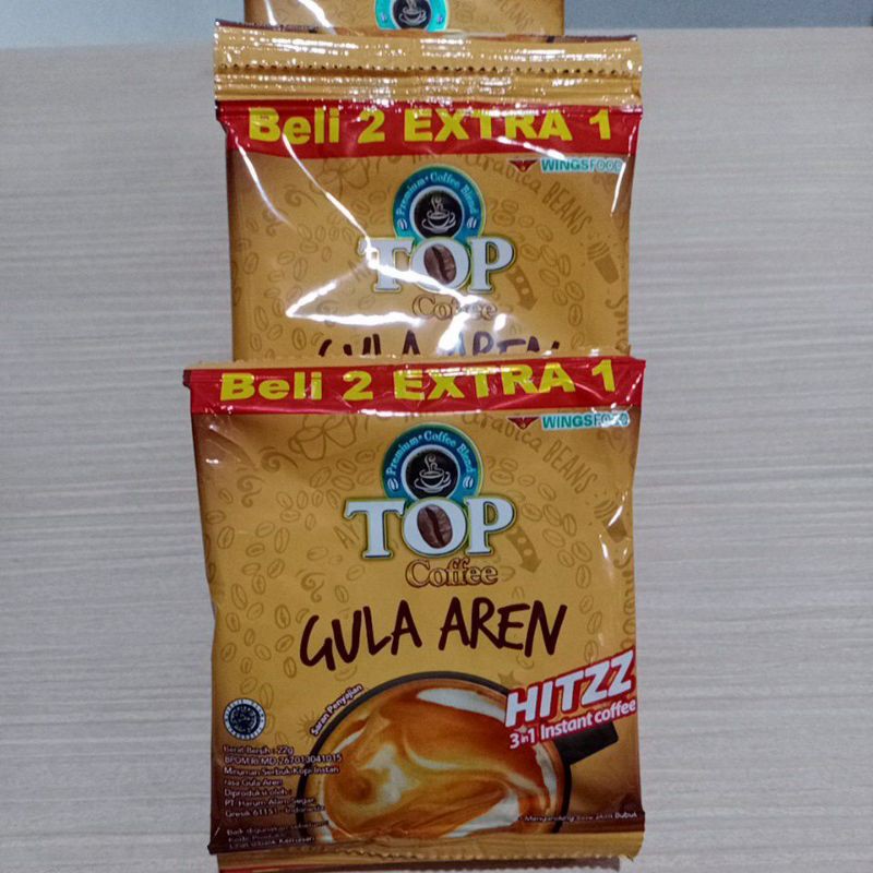 

TOP COFFEE GULA AREN (1 RENTENG ISI 15 SACHET)