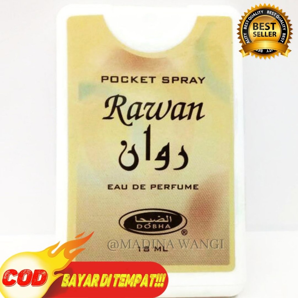 PARFUME MINYAK WANGI POCKET SPRAY AROMA RAWAN DOBHA 18ML