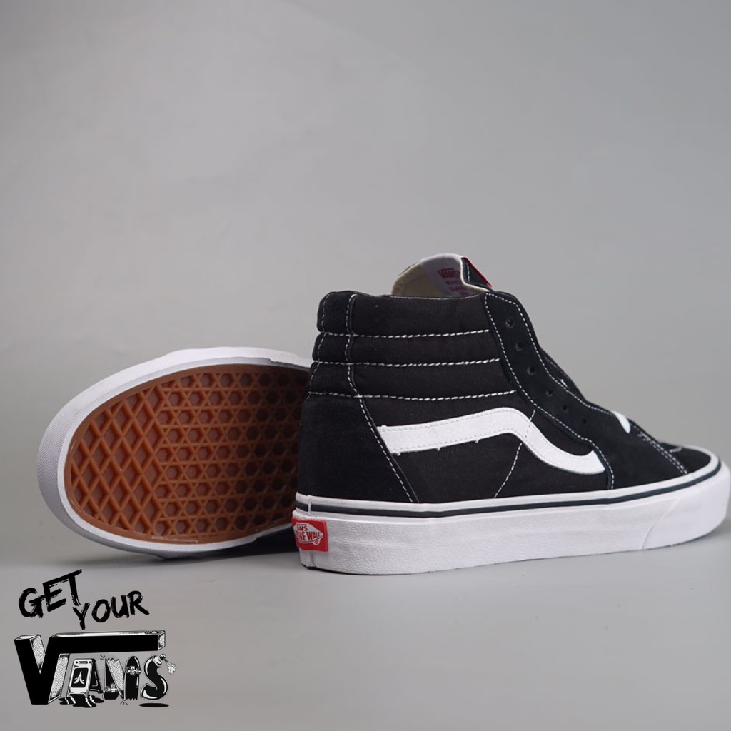 Vans Sk8 Hi Black White Original 100% Bnib