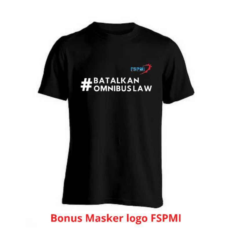 Kaos dan Topi FSPMI bonus masker