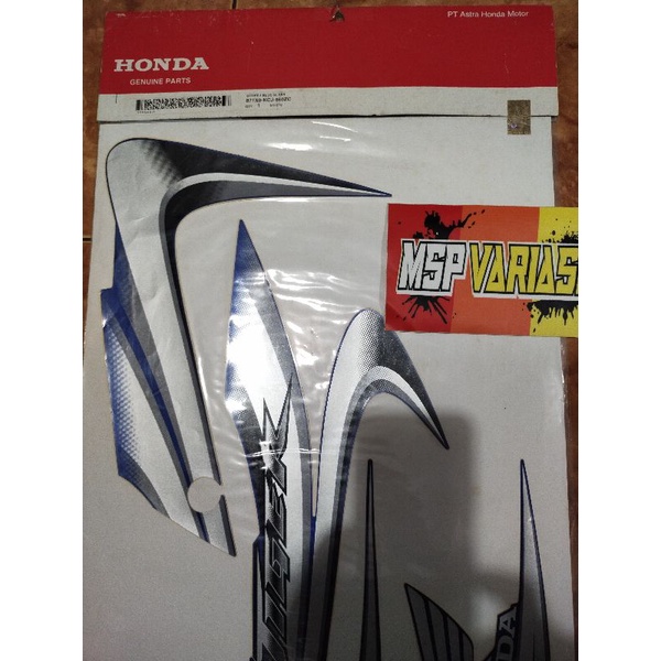 Striping List Stiker Tiger Biru Original AHM (871X0 KCJ 660ZC )