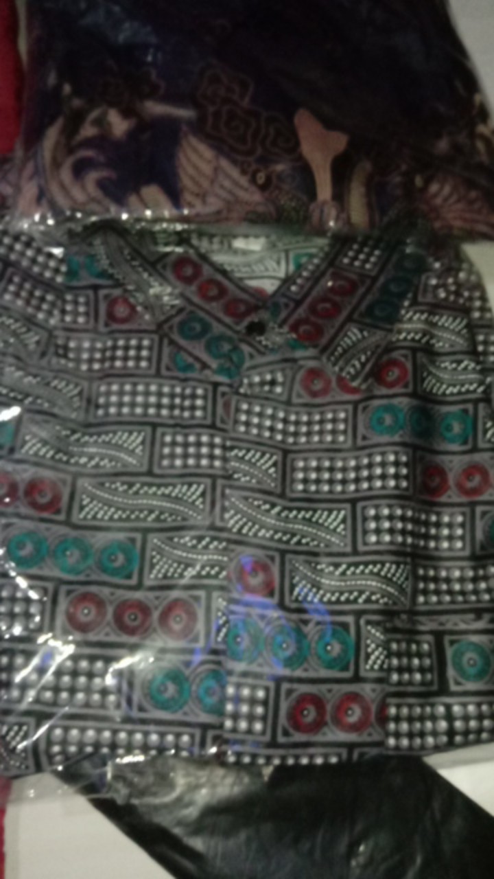 022 Zahira Batik Hrb026 Kenongo Hem Kemeja Batik Pria Lengan Pendek  Katun Primis Halus M L Xl