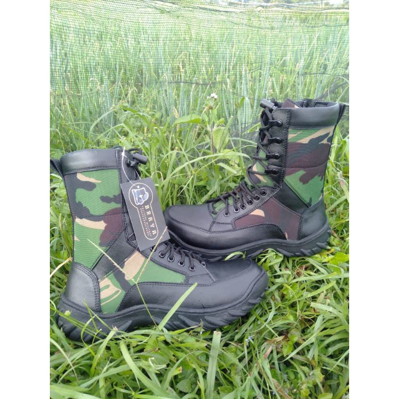 sepatu pdl loreng